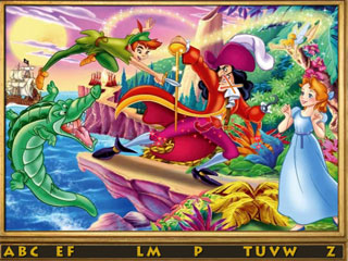 Peterpan Find the Alphabets